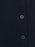 buttoned flared coat