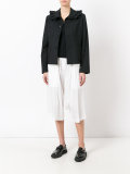 ruffled collar jacket