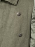 curved lapel coat 