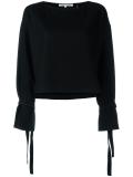'Sonar' sleeve tie sweatshirt