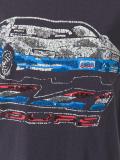 sequinned car print T-shirt