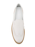 chunky sole loafers