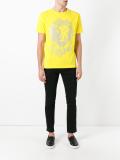 lion metallic print T-shirt