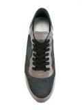 panelled low top sneakers