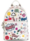 'All Over Wink Stickers' backpack