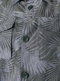 leaf print shirt jacket