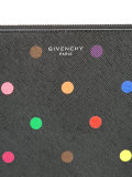 polka-dot clutch