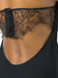 lace insert slip dress