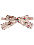 Sequin neck bow