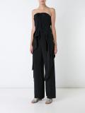 fluid drape strapless top
