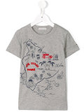 map print T-shirt 