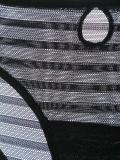 striped mesh panties 