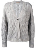 cable knit cardigan