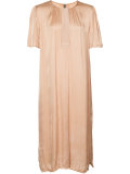 Ribbon Placket Dress