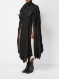 single sleeve draped cape