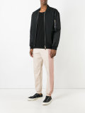 plain track trousers
