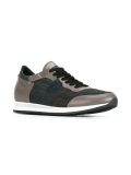 panelled low top sneakers