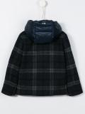 checked peacoat