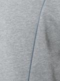piped trim detail sweatshirt