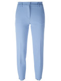 scallop edge cigarette trousers