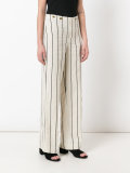 striped wide-leg trousers