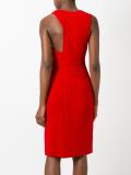 wrap effect draped dress