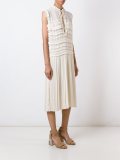 pleated dress
