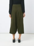wide leg cropped trousers