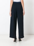 perforated detail trousers 