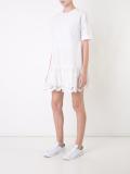 exploded eyelet T-shirt dress