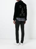 'Musical' velour jean jacket