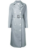 maxi length trench coat