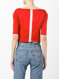 sweetheart neck blouse