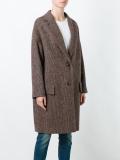 tweed check coat