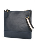 striped strap messenger bag 