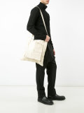 geometric front shoulder bag
