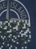 pixelated logo print T-shirt
