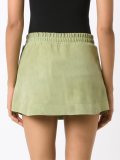 leather skort
