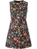 floral embroidered shift dress