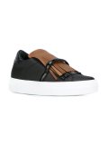 fringed slip-on sneakers