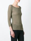 sheer knitted top