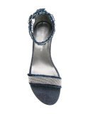 stud detail fringed sandals