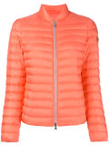 zipped padded jacket
