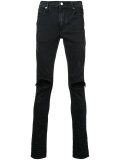 distressed skinny jeans