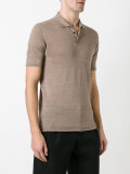 knit polo shirt