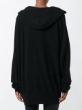 button down hooded cardi-coat