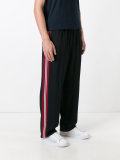 contrast stripe track pants 
