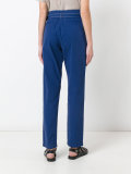 D-ring belted trousers