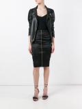 zip up pencil skirt 