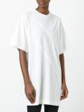 oversized paneled T-shirt